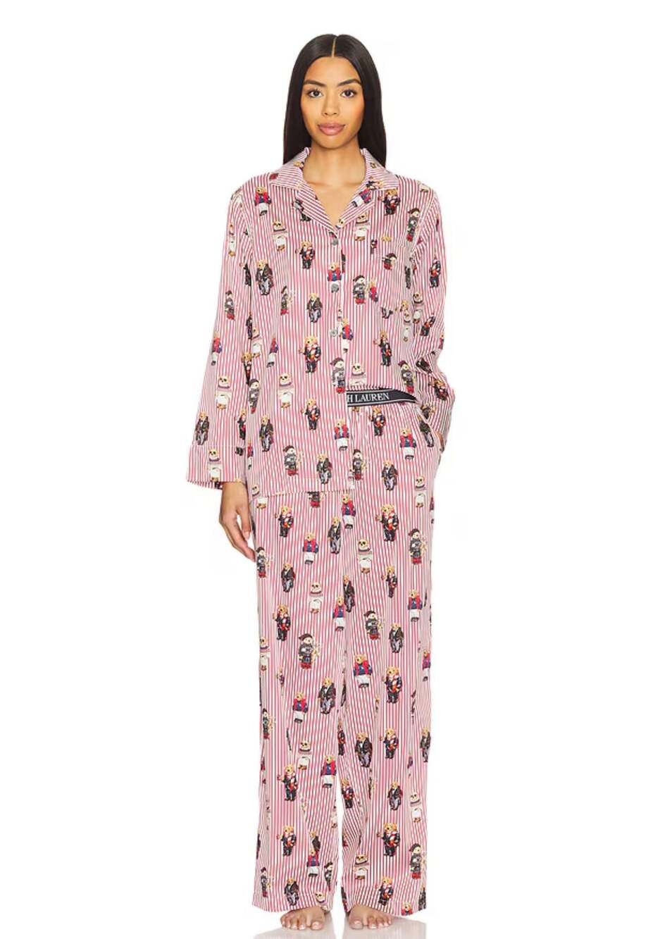 Polo Ralph Lauren Intimates Madison Pajama Set in Bear Red